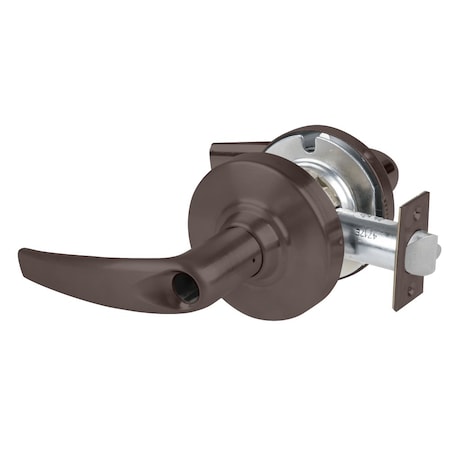Schlage Grade 2 Entrance Cylindrical Lock with Field Selectable Vandlgard, Athens Lever, Conventional Less C ALX53L ATH 613
